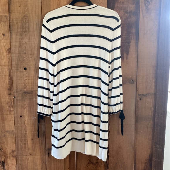 Talbots long striped nautical cardigan. - Picture 6 of 7